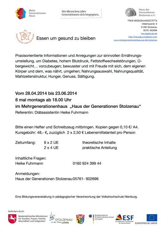 2014-04-28 Essen um gesund zu bleiben