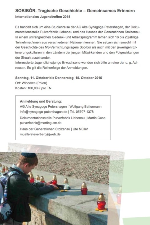Ankündigung Sobibor