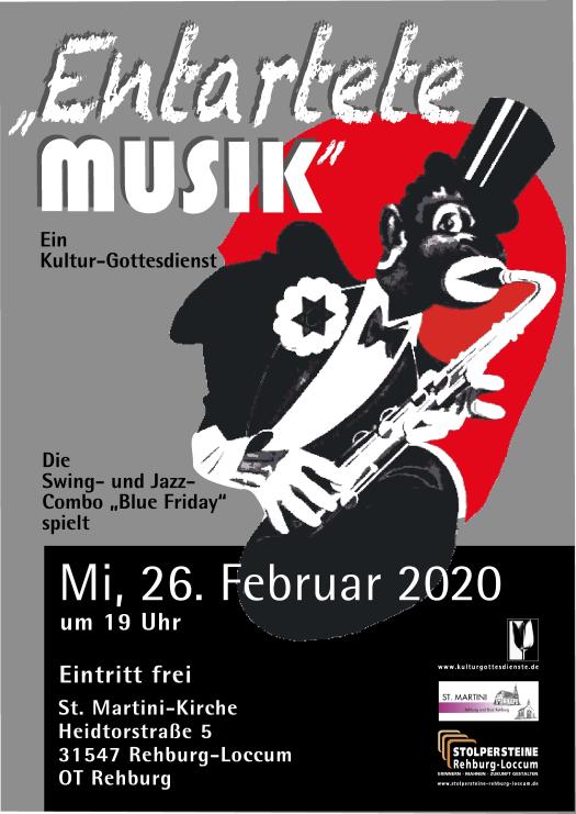 RZ A3-Plakat-Entartete Musik